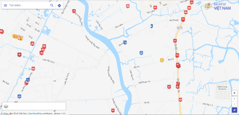 Hiển thị bản đồ Vmap
