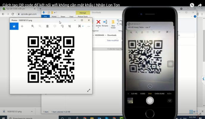 Chia sẻ QR code để đăng nhập Wifi Chia sẻ QR code để đăng nhập Wifi