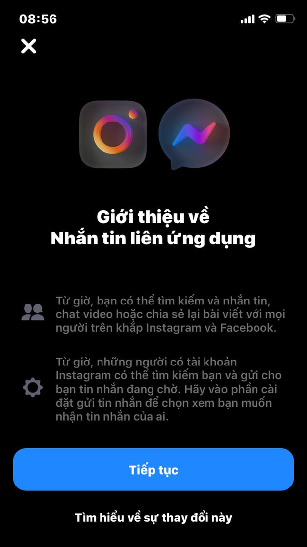 Chính thức: Facebook Messenger và Instagram đã cho tin nhắn chung, bạn thử chưa?
