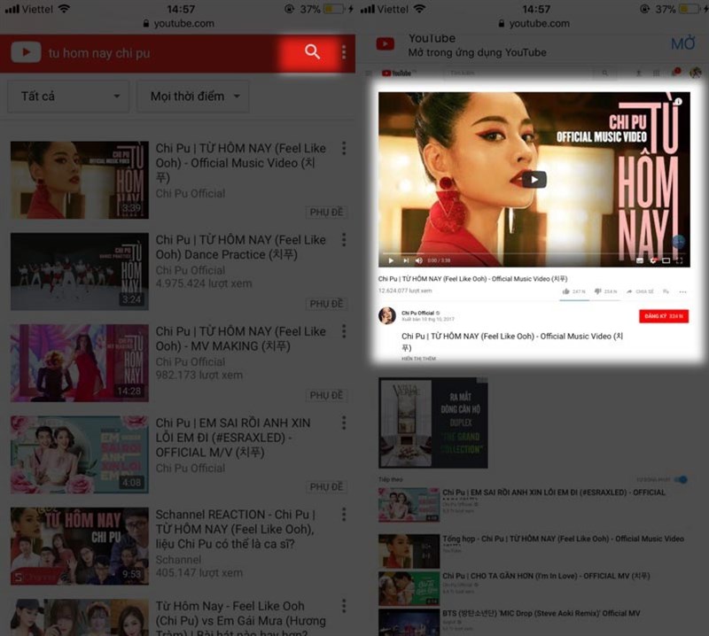 Mẹo nghe nhạc YouTube có thể tắt màn hình trên iPhone, smartphone Android