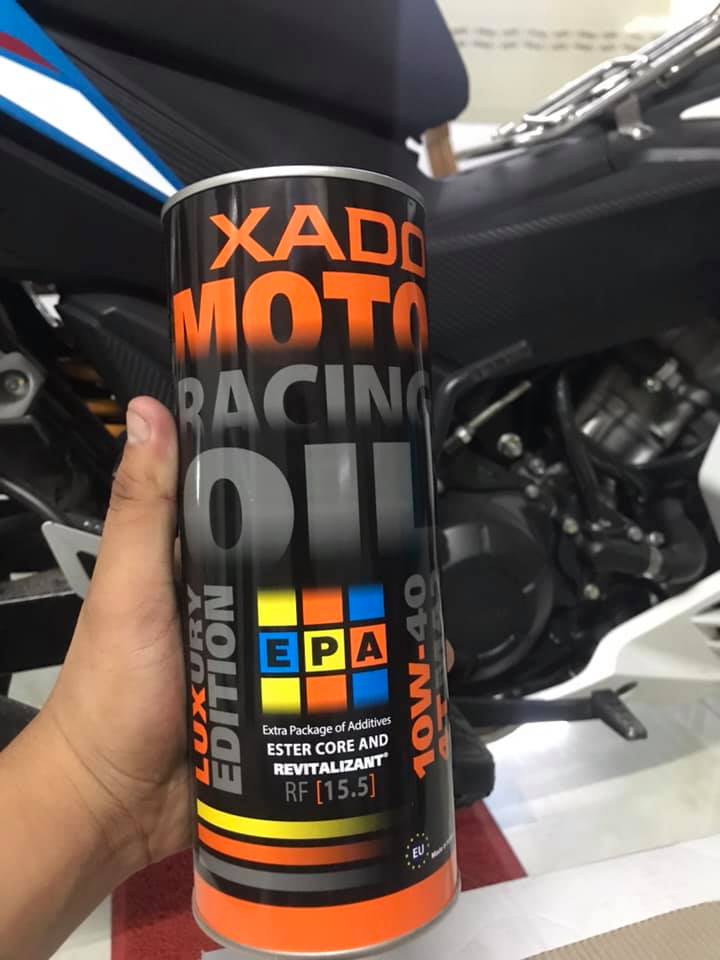 XADO Moto Racing Oil 10W40 - Xe số và tay côn