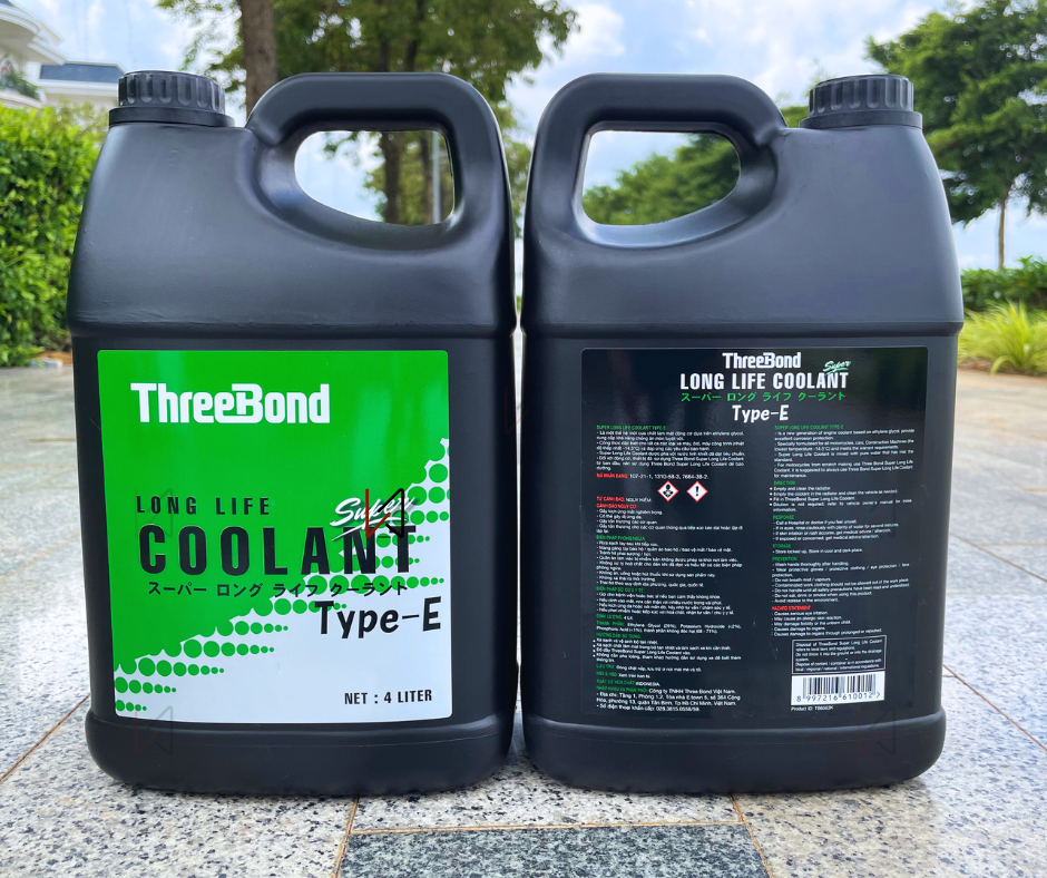 Nước làm mát động cơ - ThreeBond Coolant Type E 4L Xanh