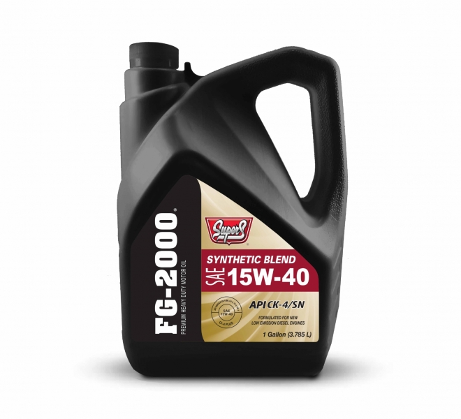 DẦU ĐỘNG CƠ DIESEL: SUPER S FG-2000 HEAVY DUTY API CK-4/SN 15W-40 [Có xuất VAT]