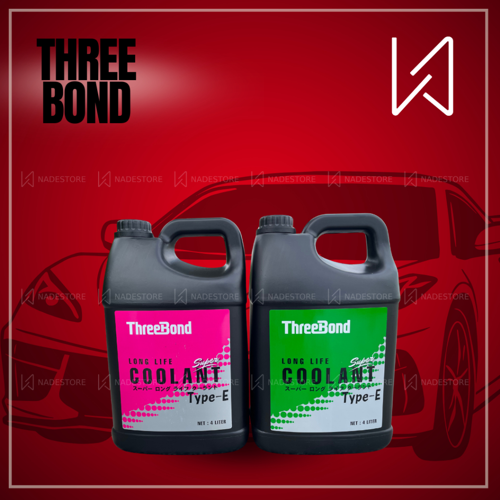 Nước làm mát động cơ - ThreeBond Coolant Type E 4L Xanh
